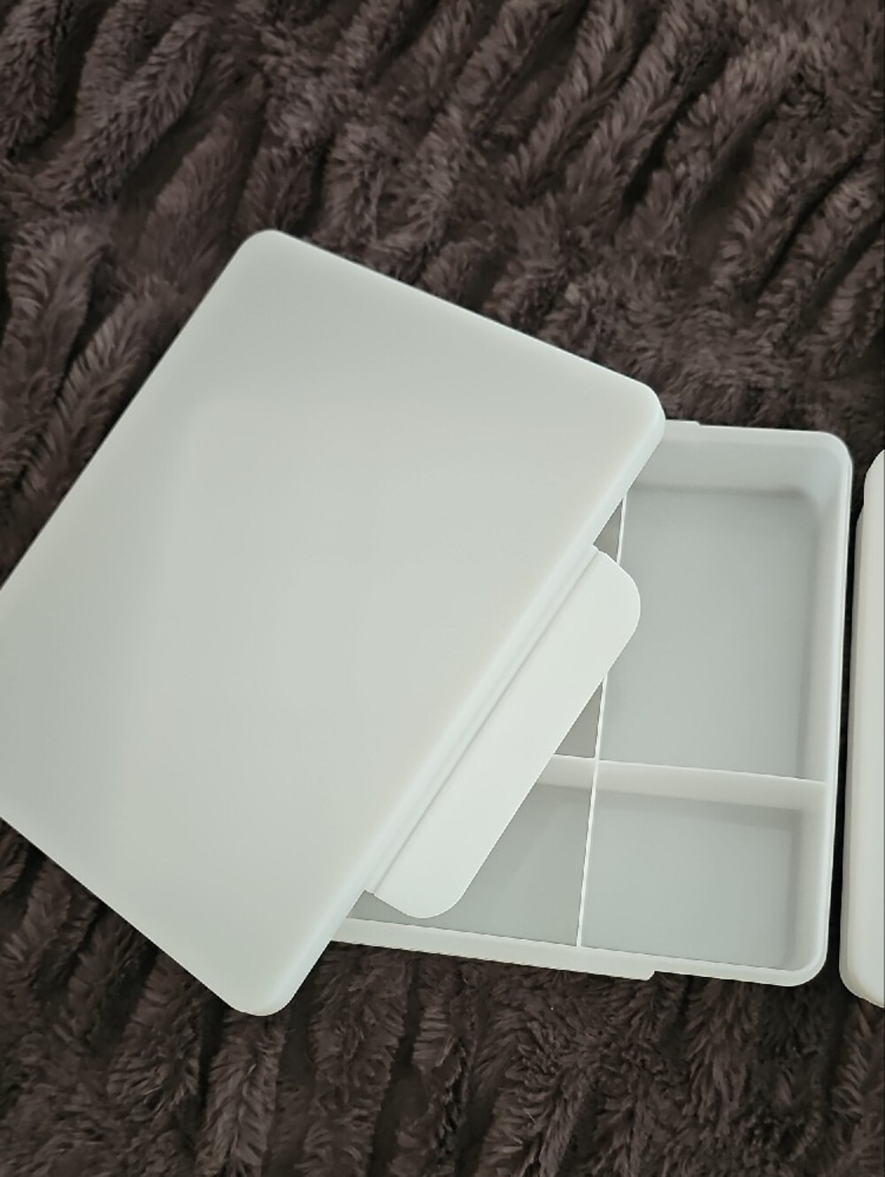 White 8-Compartment Snack & Storage Box 2 boxes - Picture 4 of 4